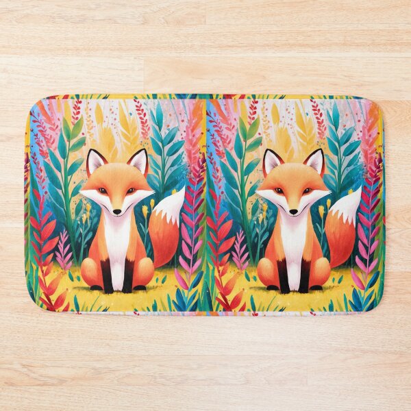 Artikelvorschau, Süßer Fuchs. Entzückender Fuchs, Aquarellfuchs, Fuchszeichnung, Blumenfuchs, Fuchsbild entworfen und verkauft von FoxVibes.