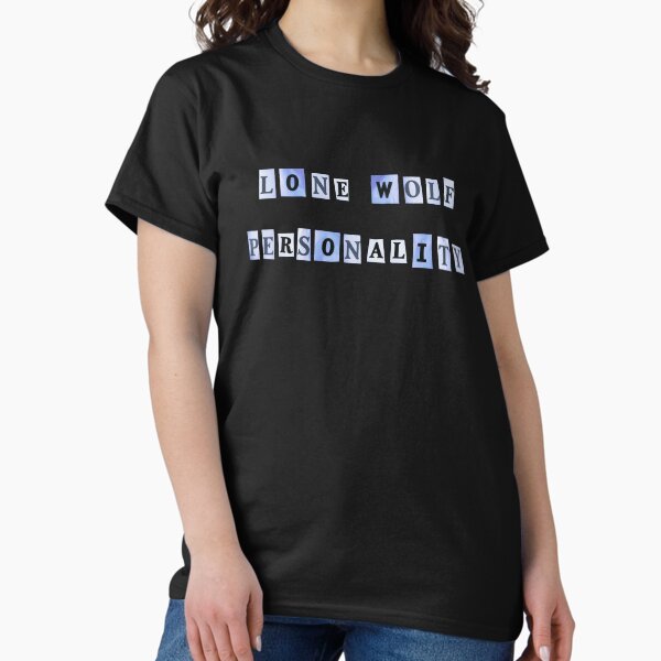 Lone Wolf Personality Graphic T-shirt Classic T-Shirt
