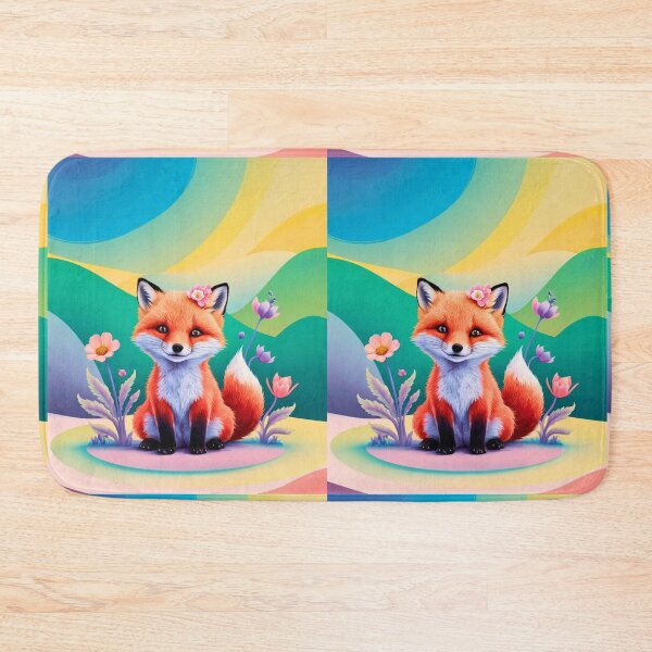 Artikelvorschau, Süßer Fuchs. Entzückender Fuchs, Aquarellfuchs, Fuchszeichnung, Blumenfuchs, Fuchsbild entworfen und verkauft von FoxVibes.