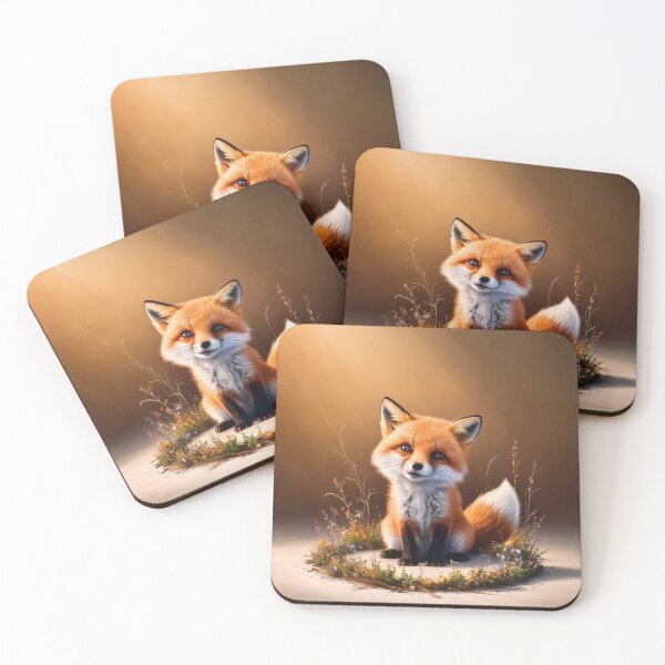 Artikelvorschau, Süßer Fuchs. Entzückender Fuchs, Aquarellfuchs, Fuchszeichnung, Blumenfuchs, Fuchsbild entworfen und verkauft von FoxVibes.