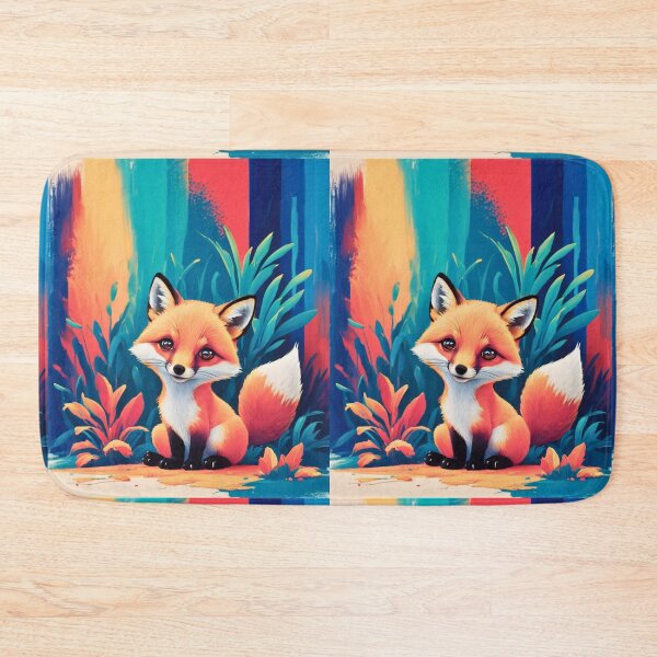 Artikelvorschau, Süßer Fuchs. Entzückender Fuchs, Aquarellfuchs, Fuchszeichnung, Blumenfuchs, Fuchsbild entworfen und verkauft von FoxVibes.