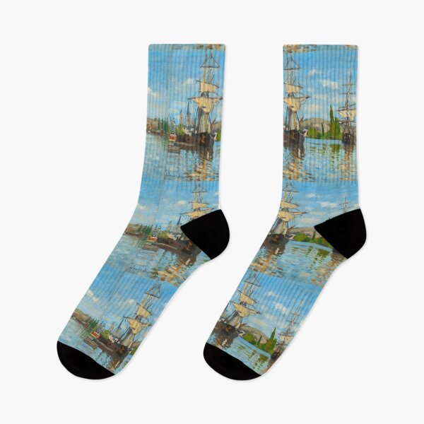 Item preview, Claude Monet  Ships Riding on the Seine at Rouen Monet designed and sold by TeeARTHY.