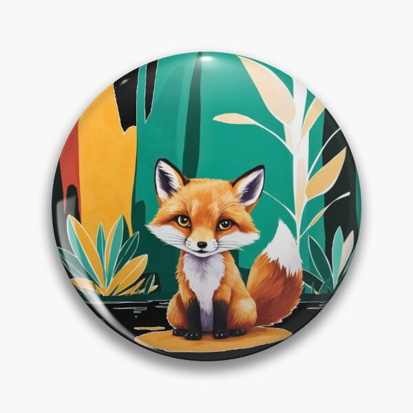 Artikelvorschau, Süßer Fuchs. Entzückender Fuchs, Aquarellfuchs, Fuchszeichnung, Blumenfuchs, Fuchsbild entworfen und verkauft von FoxVibes.