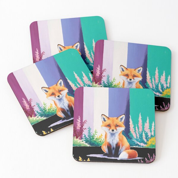 Artikelvorschau, Süßer Fuchs. Entzückender Fuchs, Aquarellfuchs, Fuchszeichnung, Blumenfuchs, Fuchsbild entworfen und verkauft von FoxVibes.