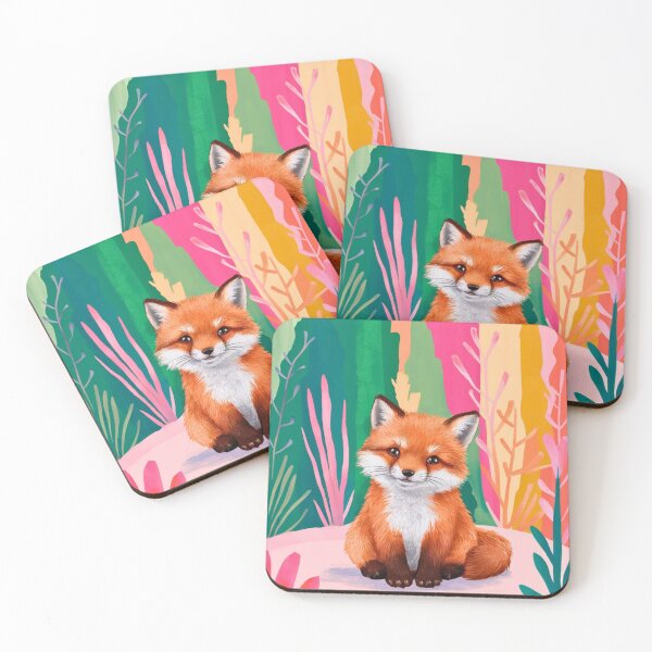 Artikelvorschau, Süßer Fuchs. Entzückender Fuchs, Aquarellfuchs, Fuchszeichnung, Blumenfuchs, Fuchsbild entworfen und verkauft von FoxVibes.