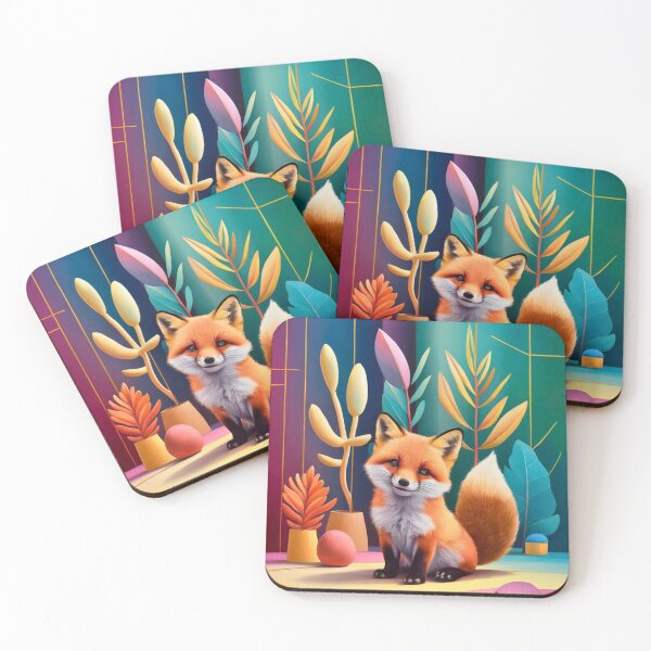 Artikelvorschau, Süßer Fuchs. Entzückender Fuchs, Aquarellfuchs, Fuchszeichnung, Blumenfuchs, Fuchsbild entworfen und verkauft von FoxVibes.