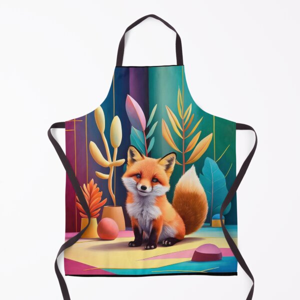 Item preview, Cute Fox. Adorable fox, watercolor fox, fox drawing, floral fox, fox image designed and sold by FoxVibes.