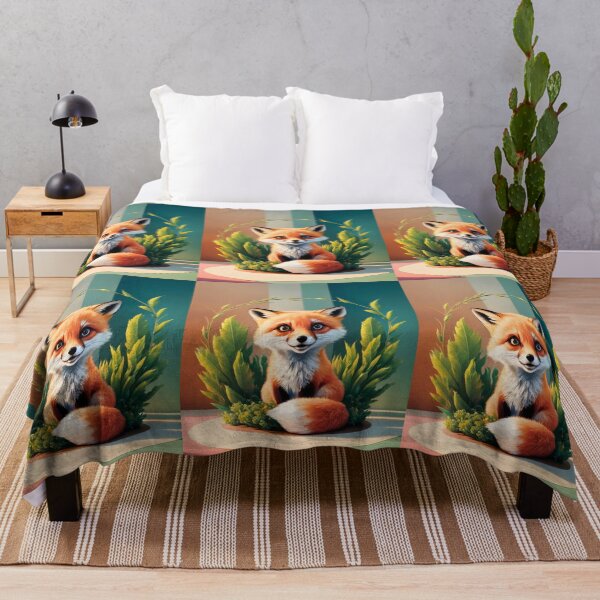 Artikelvorschau, Süßer Fuchs. Entzückender Fuchs, Aquarellfuchs, Fuchszeichnung, Blumenfuchs, Fuchsbild entworfen und verkauft von FoxVibes.