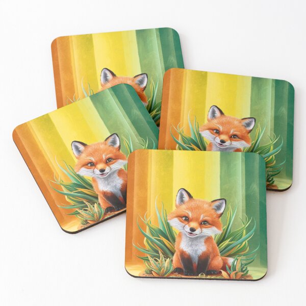 Artikelvorschau, Süßer Fuchs. Entzückender Fuchs, Aquarellfuchs, Fuchszeichnung, Blumenfuchs, Fuchsbild entworfen und verkauft von FoxVibes.