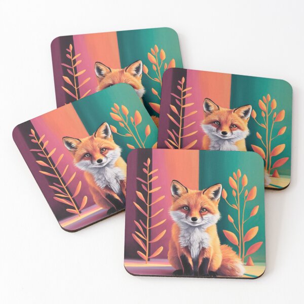 Artikelvorschau, Süßer Fuchs. Entzückender Fuchs, Aquarellfuchs, Fuchszeichnung, Blumenfuchs, Fuchsbild entworfen und verkauft von FoxVibes.