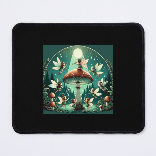 Item preview, Fairies Vintage Mushroom Mycology Foraging Mycologist designed and sold by Dressed For Duty.
