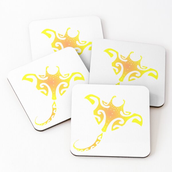Item preview, FAFAPITI - manta ray (Sunset) designed and sold by Nesian-Tahiti.