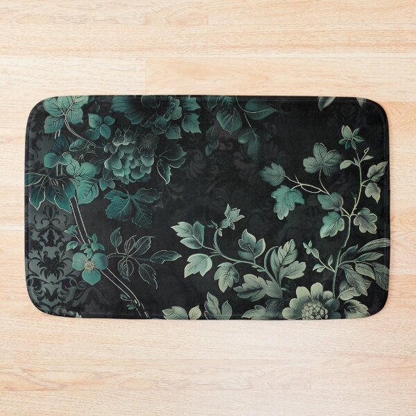 Item preview, Emerald green Dark Moody Florals designed and sold by gothart.