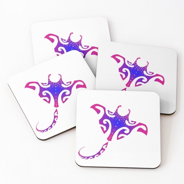 Item preview, FAFAPITI - Manta ray (indigo) designed and sold by Nesian-Tahiti.