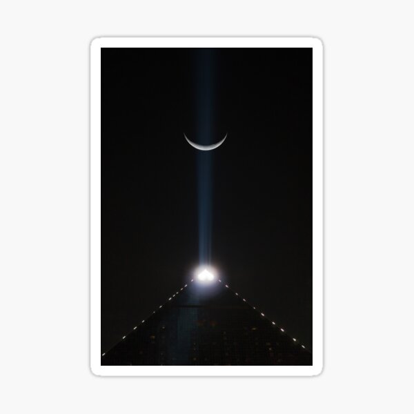 Sleeping Eye Over the Luxor Sticker