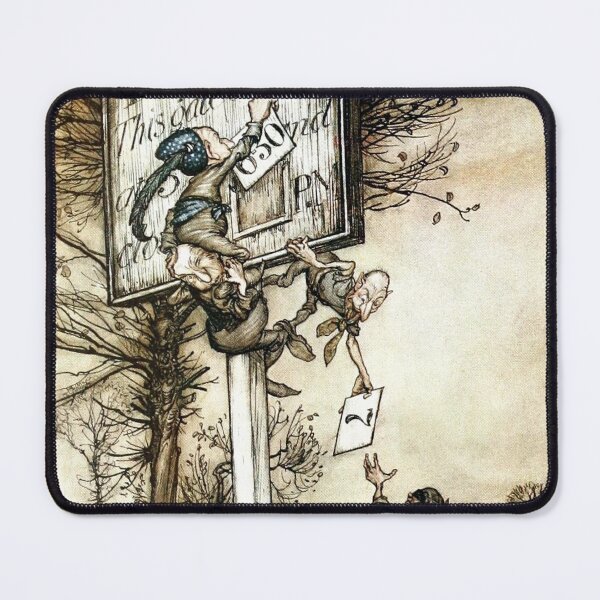 Item preview, Tricky Fairies - Peter Pan of Kensington Gardens - Arthur Rackham designed and sold by forgottenbeauty.