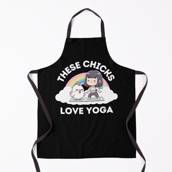 Item preview, Funny Yoga Girl Chicken Chick designed and sold by DivineMovement.