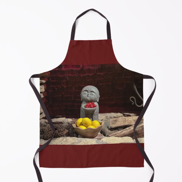 Item preview, Little Monk Statue and Fruit designed and sold by Easley-Does-It.