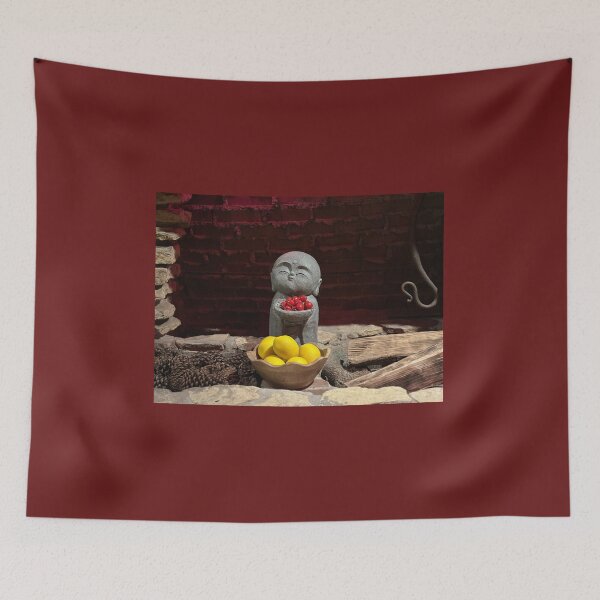 Item preview, Little Monk Statue and Fruit designed and sold by Easley-Does-It.