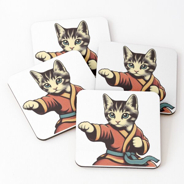 Item preview, Karate Kitten designed and sold by silklotus.