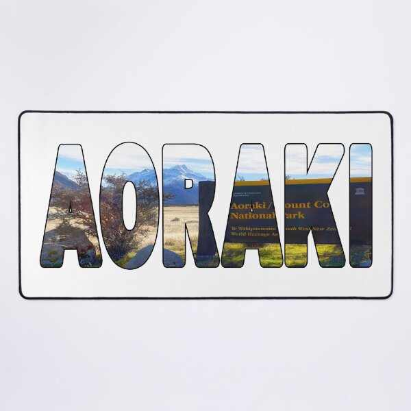 Item preview, AORAKI - Mount Cook National Park New Zealand Sign designed and sold by Adam Gormley.