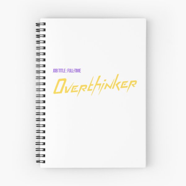 Item preview, Job Title - Full-Time Overthinker Design designed and sold by ERROR-STORE.