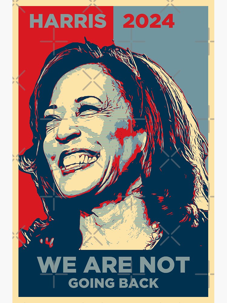 Kamala Harris "We are not going back." Harris 2024 | Sticker
