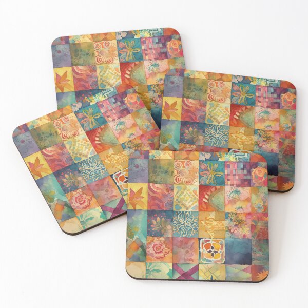 Item preview, Patchwork Abstract Art designed and sold by NeoNebulaArt.