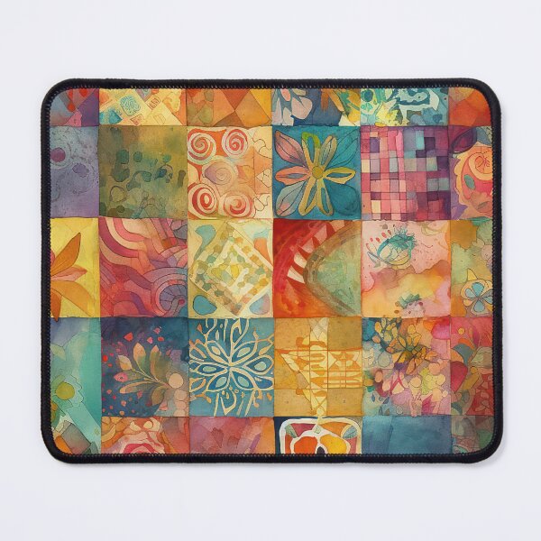 Item preview, Patchwork Abstract Art designed and sold by NeoNebulaArt.