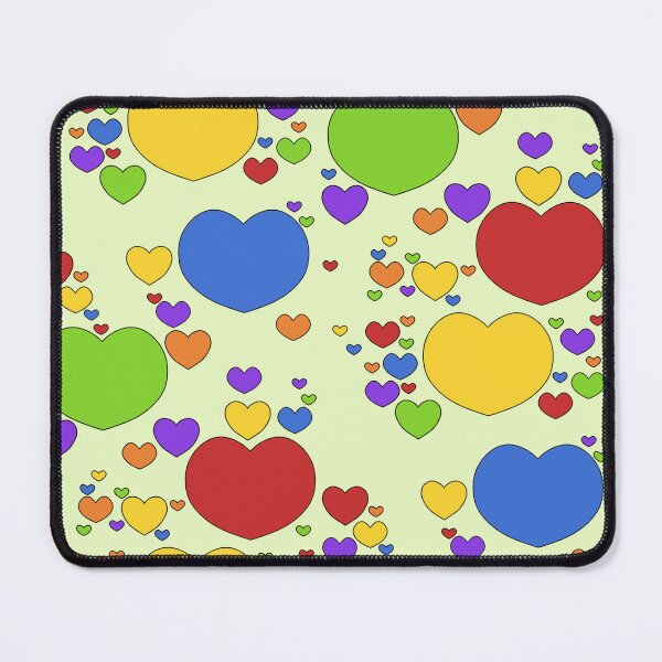Item preview, Rainbow Hearts designed and sold by SoftGayCryptids.