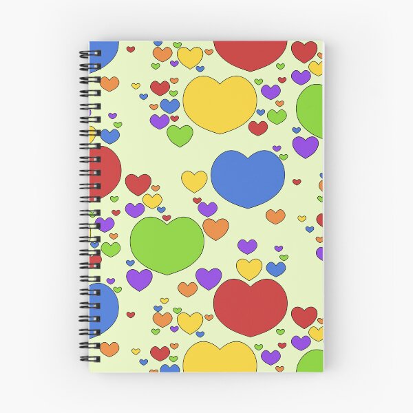 Item preview, Rainbow Hearts designed and sold by SoftGayCryptids.