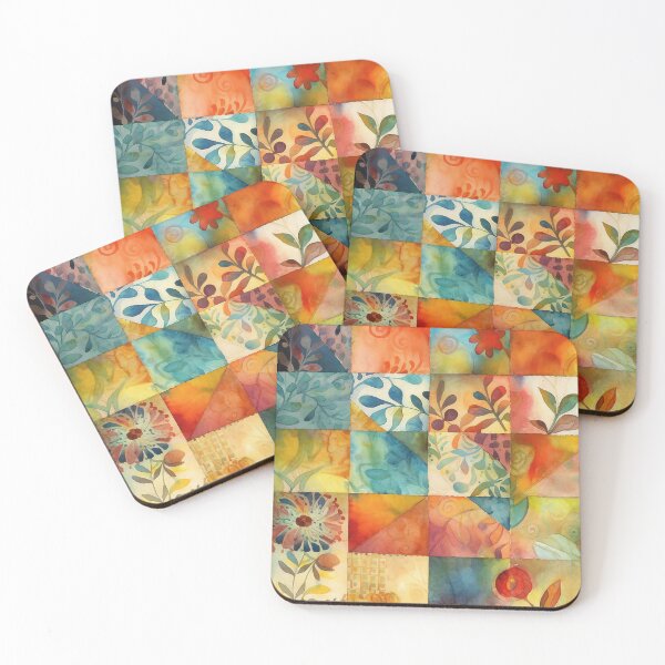 Item preview, Patchwork Abstract Art designed and sold by NeoNebulaArt.