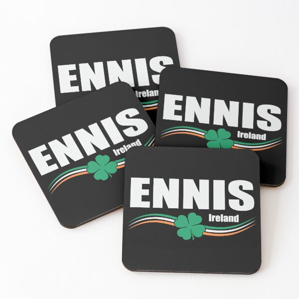 Aperçu de l'œuvre Ennis Irlande Irish Pride Shamrock St Patrick's Day créée et vendue par HolidayT-Shirts.