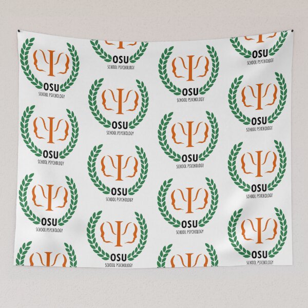 Item preview, OSU School Psychology Faces Crest designed and sold by bmcgill1.