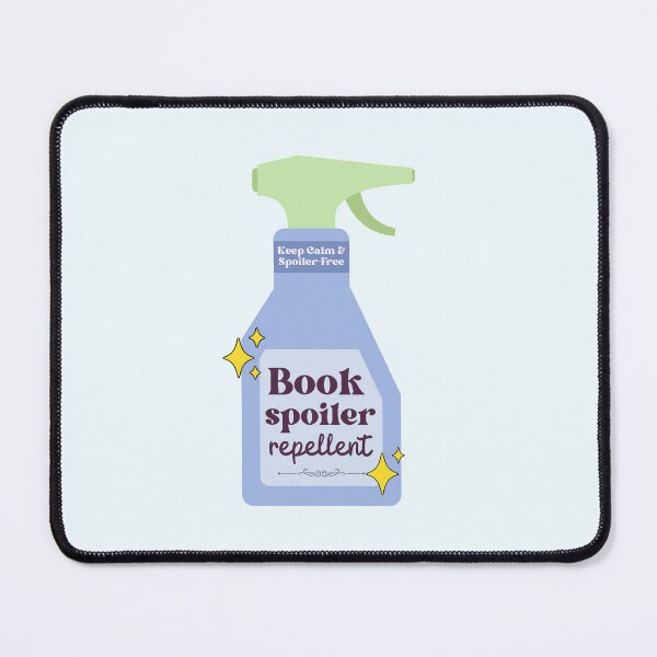 Item preview, Book spoiler repellent - blue spray designed and sold by Neadoodles.