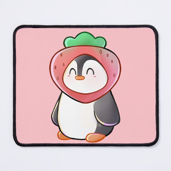 Item preview, Strawberry Fruit Penguin designed and sold by franzieart.