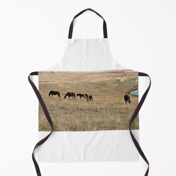 Item preview, Herd on a Hill with High-Tailed Filly & Tipis designed and sold by Vivar Photo.
