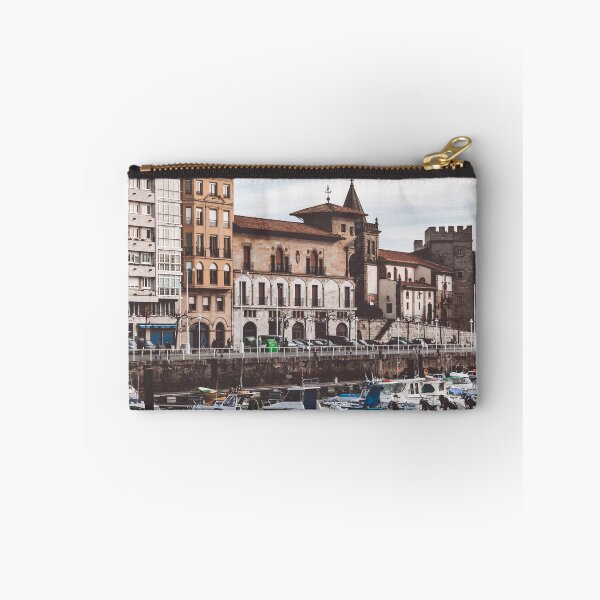 Item preview, View on Old Port of Gijon and Yachts, Asturias, Northern Spain designed and sold by dvoevnore.