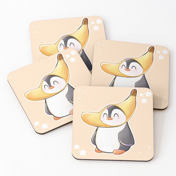 Item preview, Banana Fruit Penguin designed and sold by franzieart.