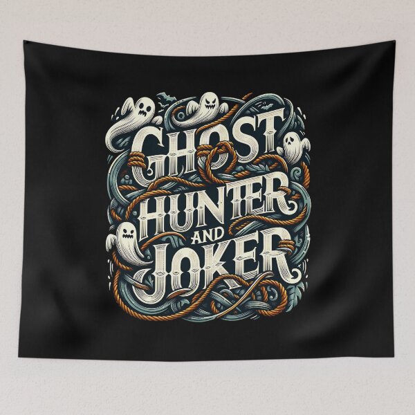 Item preview, Spooky Ghost Hunter and Joker Funny Horror designed and sold by Taans-Creation.