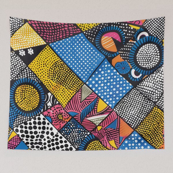 Item preview, Colorful African art print designed and sold by dcrc.