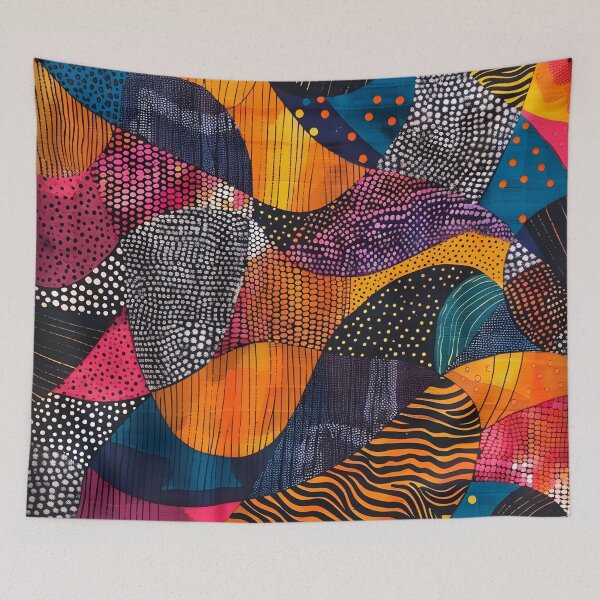 Item preview, Colorful African art print designed and sold by dcrc.