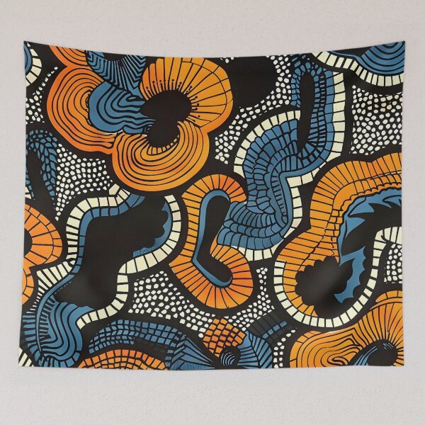 Item preview, colorful african art print designed and sold by dcrc.