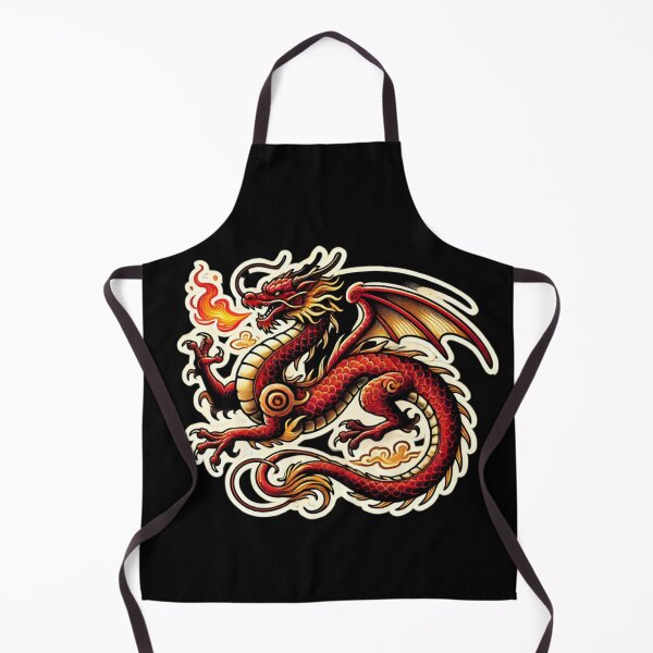 Item preview, Red Dragon Breathing Fire designed and sold by PinUpPizzazz.