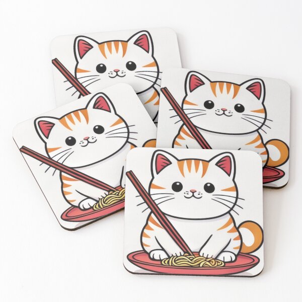Item preview, Kitty ramen noodles and chop sticks  designed and sold by Willshire.