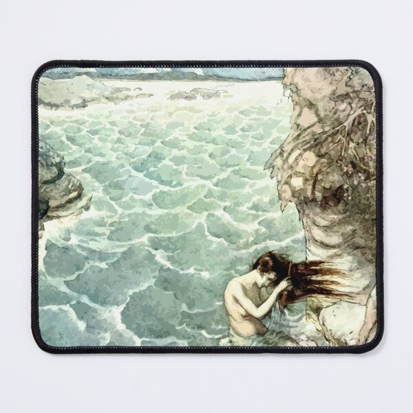 Item preview, Bathing in a Sea Cove - Arthur Rackham designed and sold by forgottenbeauty.