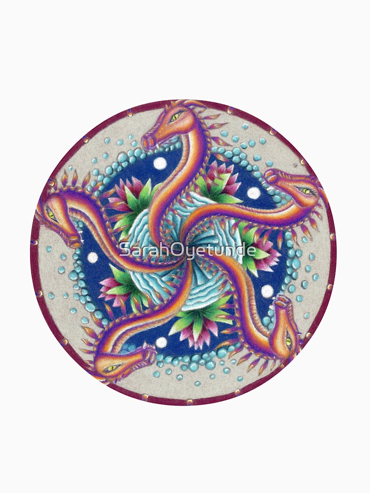 Dragon Dance Mandala by SarahOyetunde