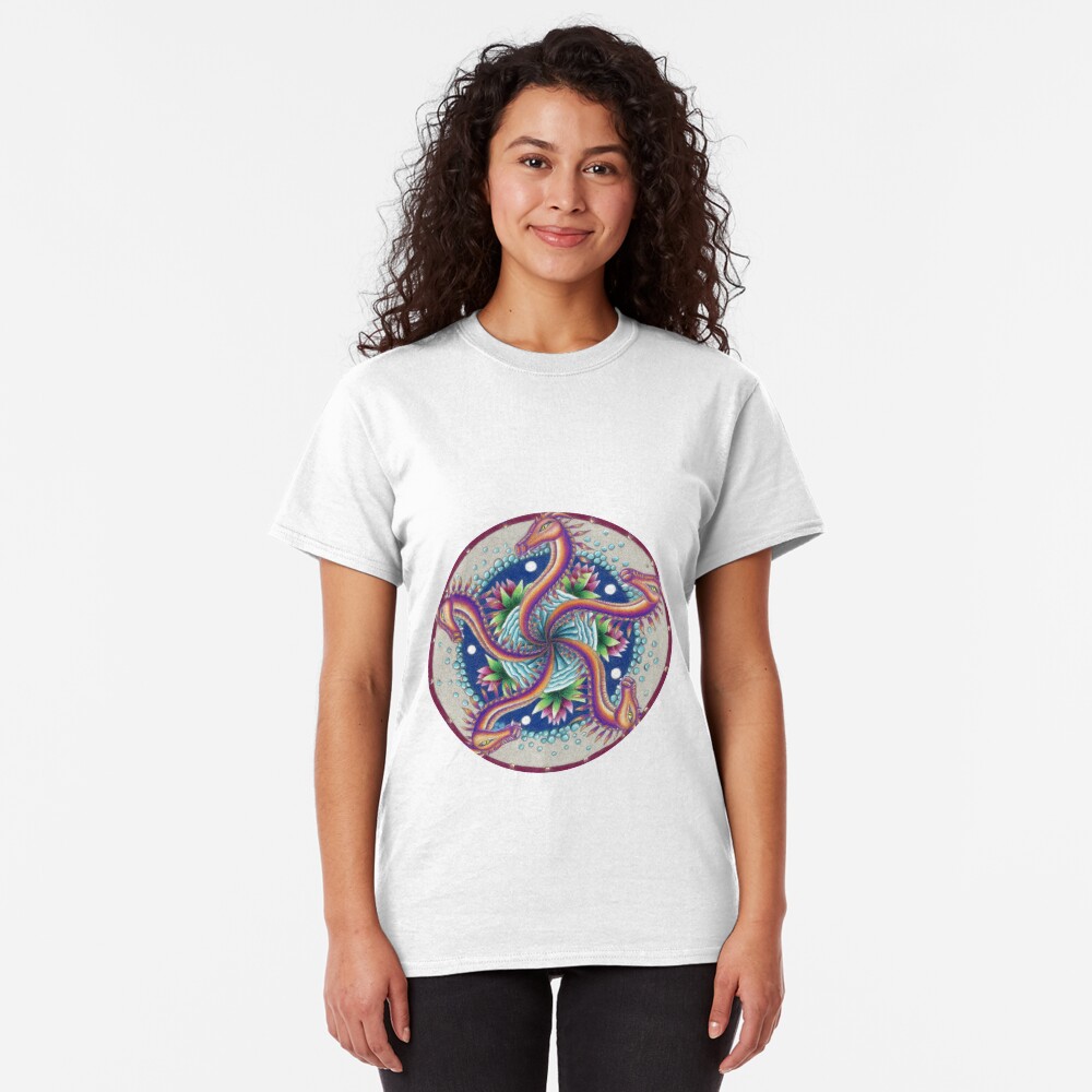 Dragon Dance Mandala Classic T-Shirt