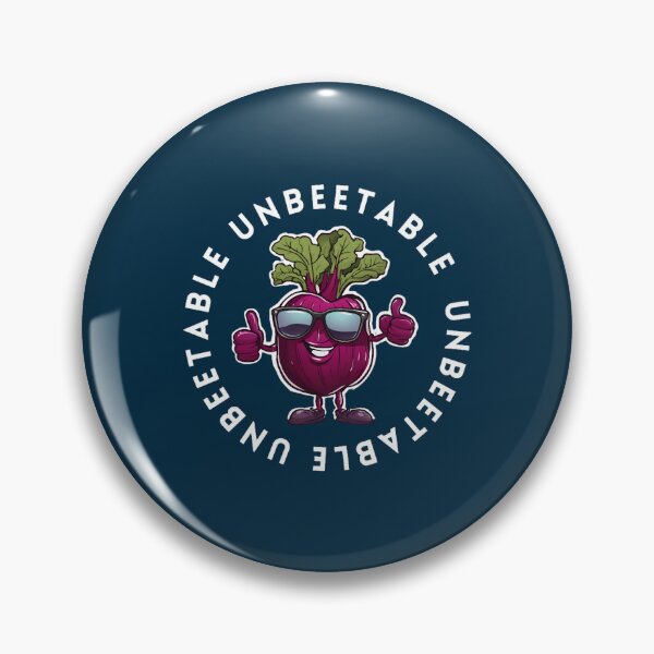 Item preview, unbeetable vegetable beet root pun designed and sold by blockdrooks.