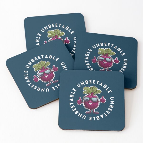 Item preview, unbeetable vegetable beet root pun designed and sold by blockdrooks.